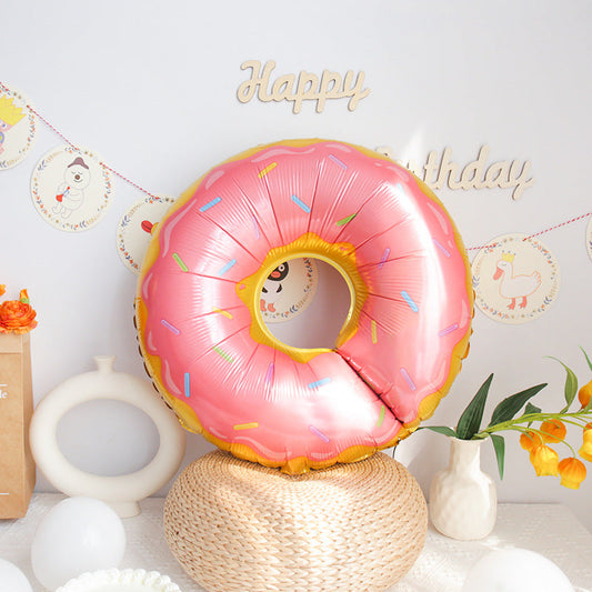 Donut Shaped Aluminum Foil Balloon-Next Deal Shop-Next Deal Shop