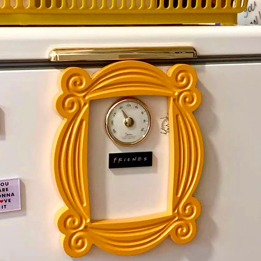 Friends Yellow Peephole Frame - Funny Door Decor Frame For Home Front Door Peephole Novelty Decoration