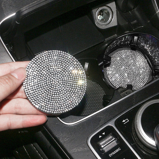 2 Pcs - Sparkly Rhinestone Car Coaster-Next Deal Shop-Next Deal Shop