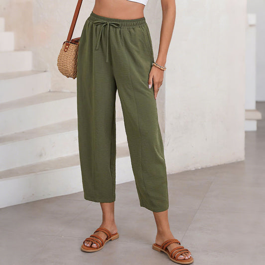 Comfy Summer Cropped Pants