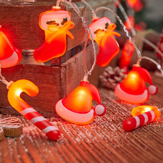 Battery Powered Christmas String Lights - 9.84 ft, 20 LED, Holiday Decor Lighting
