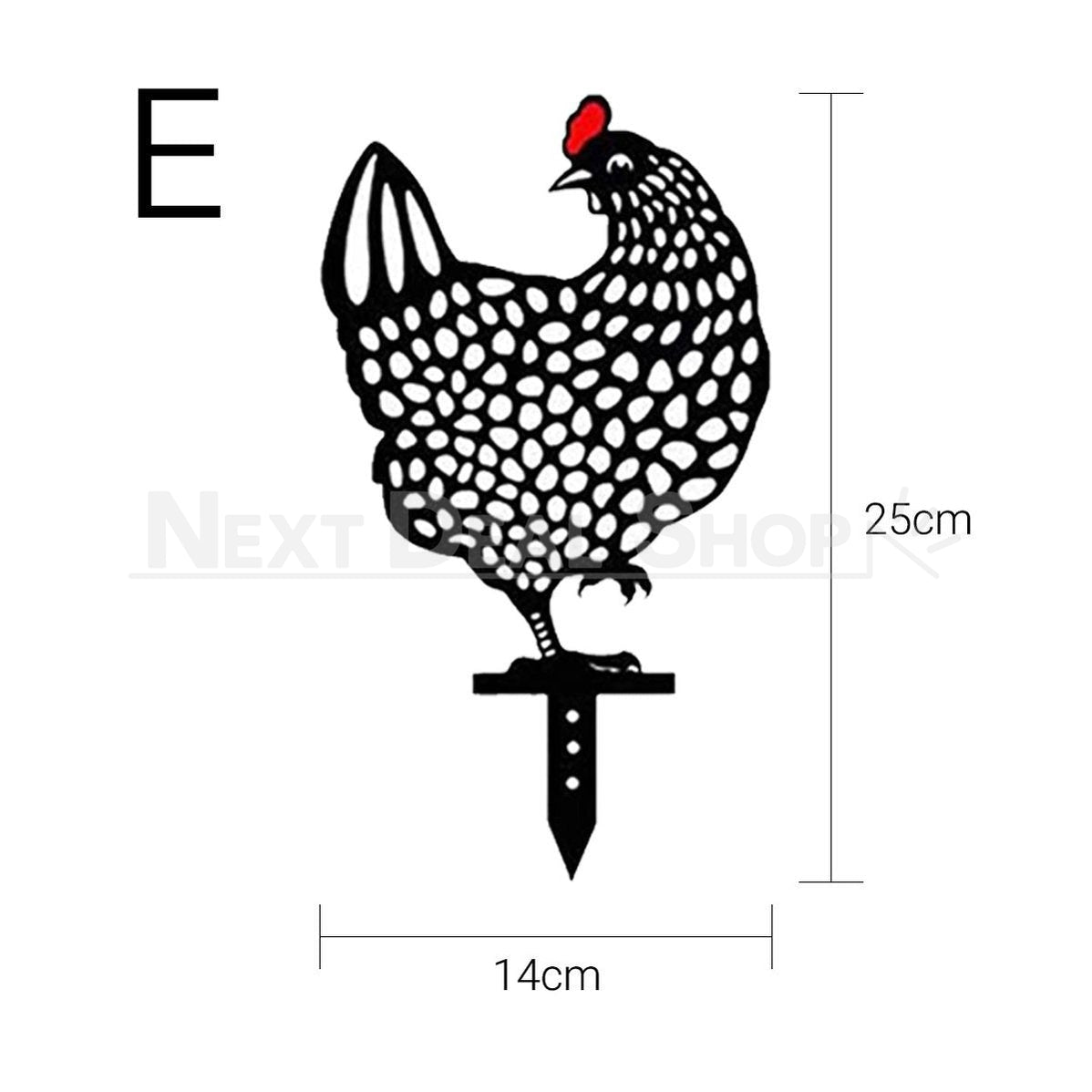 Chicken Silhouette Garden Decor-Next Deal Shop-E-Next Deal Shop
