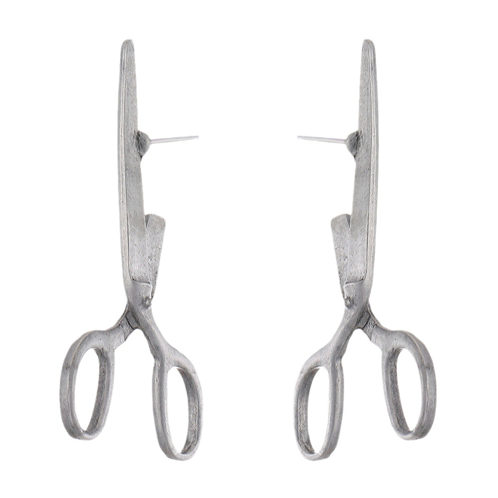 Funny Scissor Earrings-Next Deal Shop-Next Deal Shop