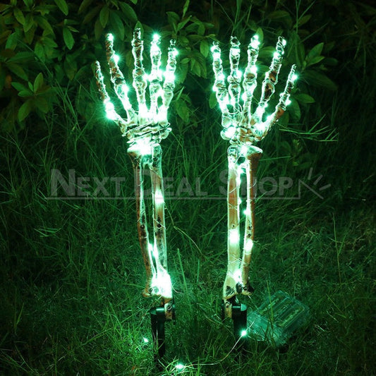 Halloween Skeleton Hand Stake Light-Next Deal Shop-Green-Next Deal Shop