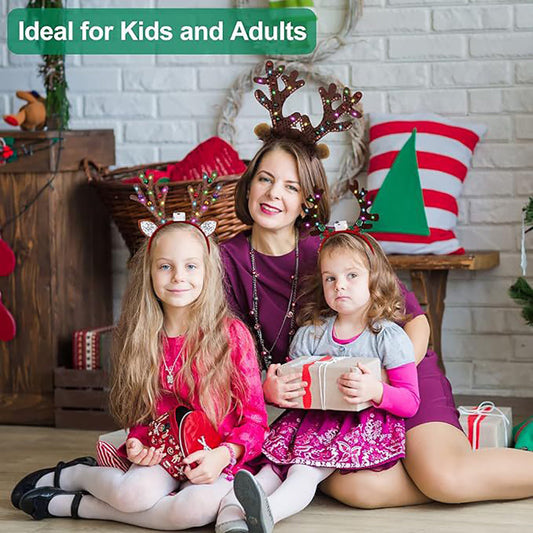 LED Light Up Christmas Reindeer Antler Headband-Next Deal Shop-Next Deal Shop