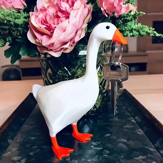 Magnetic Goose Key Holder - Home Office Desk Decor Novelty Gift