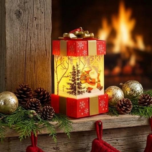 LED Christmas Gift Box Light - Home Tabletop Xmas Holiday Indoor Decoration