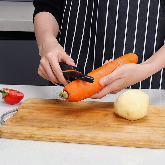Stainless Steel Vegetable Peeler with Potato Eye Remover - Kitchen Cooking Fruit Potato Vegetable Prep Tool