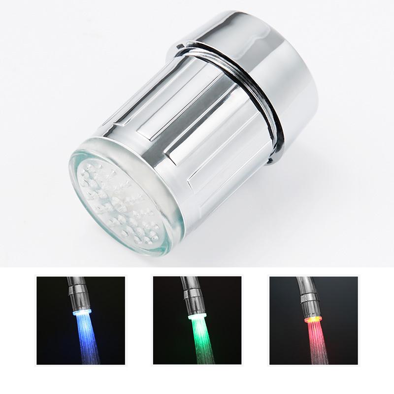Temperature Controlled Color Changing LED Faucet (No Battery / Electricity Needed) (3pc)