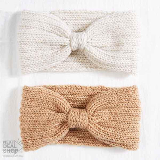 Knit Bow Tie Hair Band