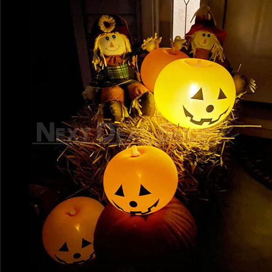 5 Pcs - Inflatable Halloween LED Pumpkin Balloons-Next Deal Shop-Next Deal Shop