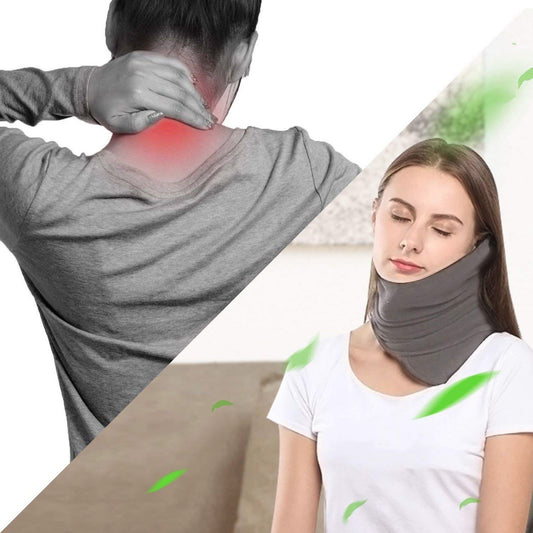Travel Fitness Scarf Pillow - Airplane Car Outdoor Camping Neck Rest Accessory