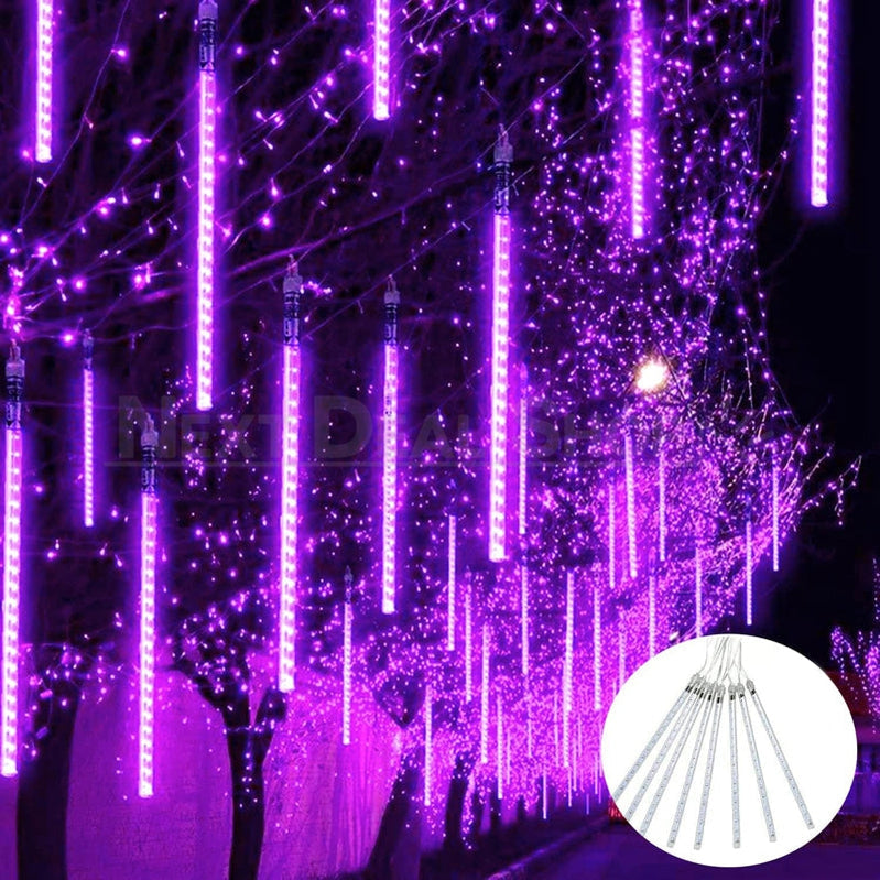 Halloween Purple Meteor Shower Light