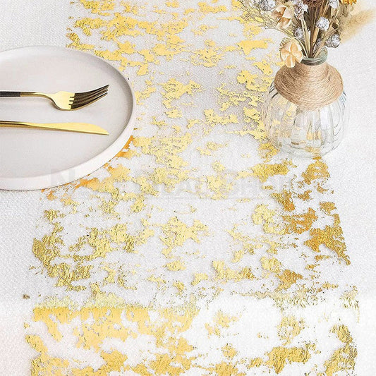 Glitter Metallic Foil Mesh Table Runner-Next Deal Shop-Next Deal Shop