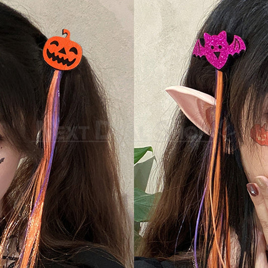 Halloween Colored Hair Extension Clip-Next Deal Shop-Next Deal Shop
