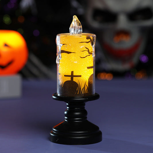 Halloween Light Up Glitter Candle Light-Next Deal Shop-Bat-Next Deal Shop