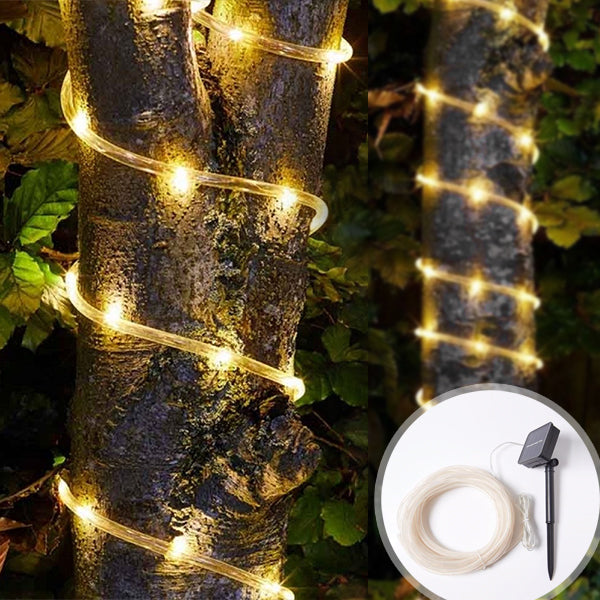 SolarPowered Outdoor Light Strips