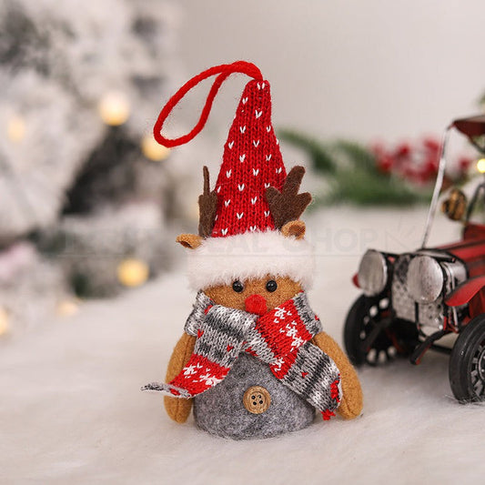 Christmas LED Light Up Hanging Ornament - Xmas Tree Home Holiday Hanging Festive Decor