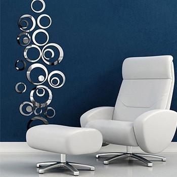 Sweet Circles Self-Adhesive Mirror Wall Sticker - 24 Pieces Total - Next Deal Shop
- 2
