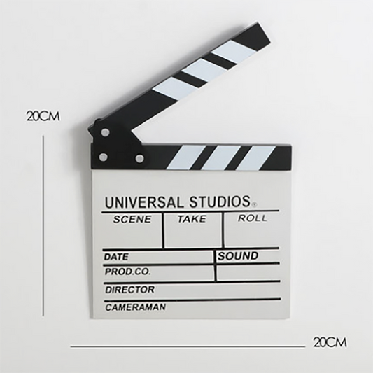 Decorative Wooden Clapboard - Great for Pretend Play, Kids Room