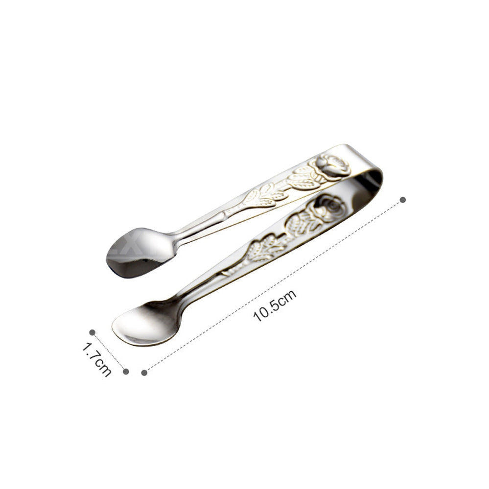 Stainless Steel Mini Serving Tongs-Next Deal Shop-Silver-Next Deal Shop