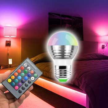 Magic Lighting RGB Color Changing Light Bulb Bright Colors Fun