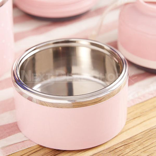 Double Layer Thermo Bento Box-Next Deal Shop-Next Deal Shop