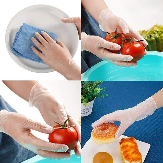 Disposable Durable PVC Gloves - Kitchen Cleaning Household Disposable Hand Protection