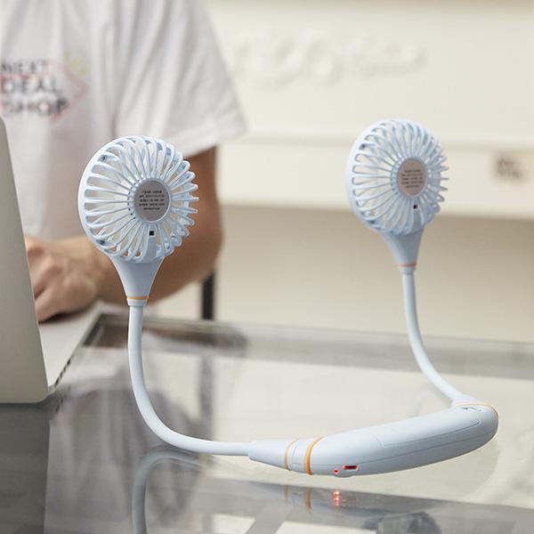 2-in-1 Lazy Fan with Power Bank