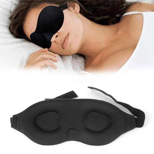 Memory Foam Eye Mask - Travel Bedroom Airplane Sleep Eye Cover