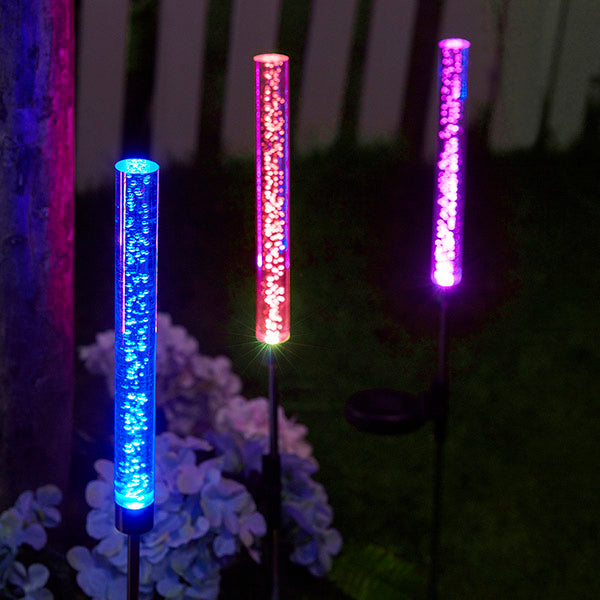 Solar Powered LED Color Changing Bubble Light Next Deal Shop UK