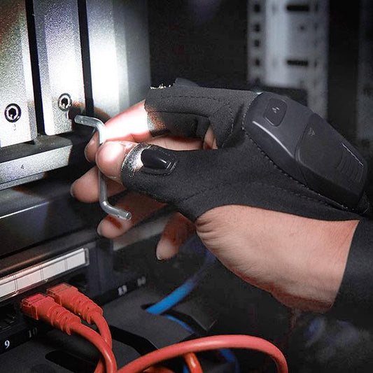 Universal Torchlight Glove - Camping Repair Fishing Night Work Hands Free Flashlight