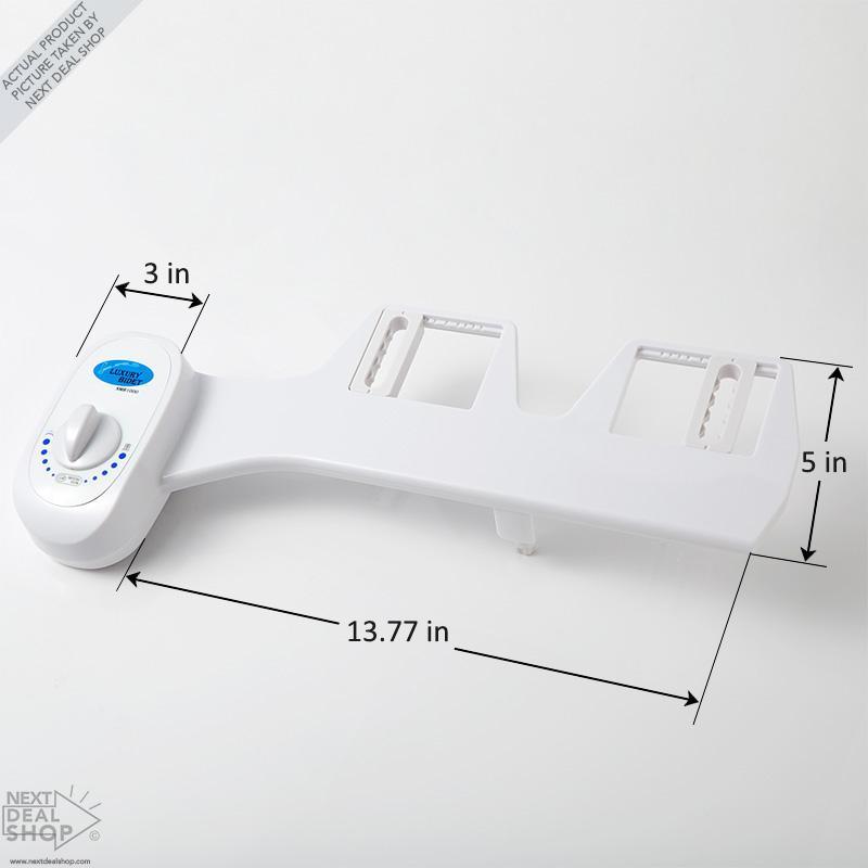 Non-Electric Fresh Water Spray Bidet Toilet Seat Attachment