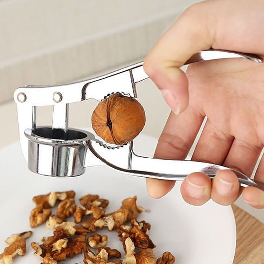 2-in-1 Garlic Press with Nutcracker - Home Kitchen Multi Functional Gadget