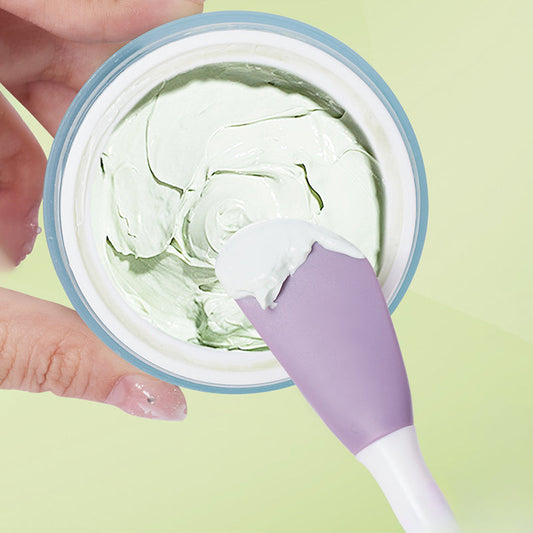 2-in-1 Silicone Face Mask Brush & Face Scrubber - Skincare Tool for Mask Application and Facial Exfoliation