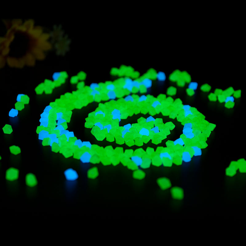 300 Pcs - Glow in the Dark Aquarium Gravel Stones
