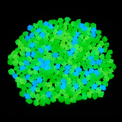 300 Pcs - Glow in the Dark Aquarium Gravel Stones