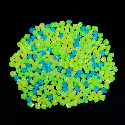 300 Pcs - Glow in the Dark Aquarium Gravel Stones