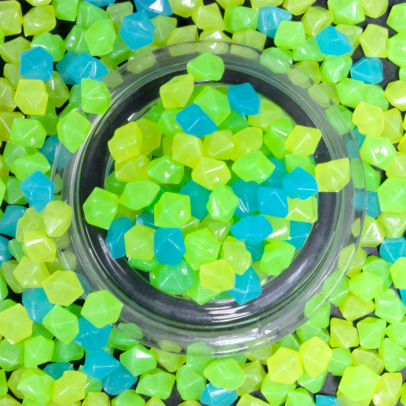 300 Pcs - Glow in the Dark Aquarium Gravel Stones