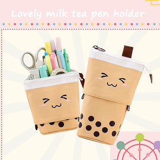 Adorable Bubble Tea Pencil Case