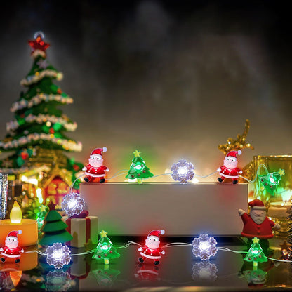 Battery Powered Christmas Fairy String Light - 9.84 Ft, 30 LED, Xmas Holiday Decor Lighting
