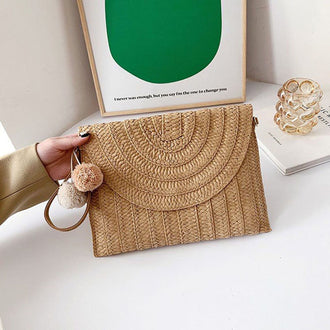 Handmade Crossbody Fashion Straw Woven Handbag