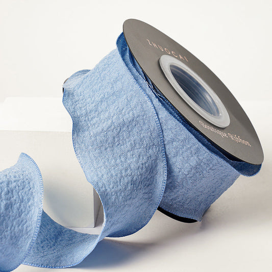 29.5 ft Elegant Ruffle Edge Wrapping Ribbon-Next Deal Shop-Next Deal Shop