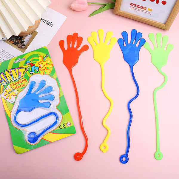 4 Pcs - Sticky Stretchy Slap Hand Toy – nextdealshop.co.uk