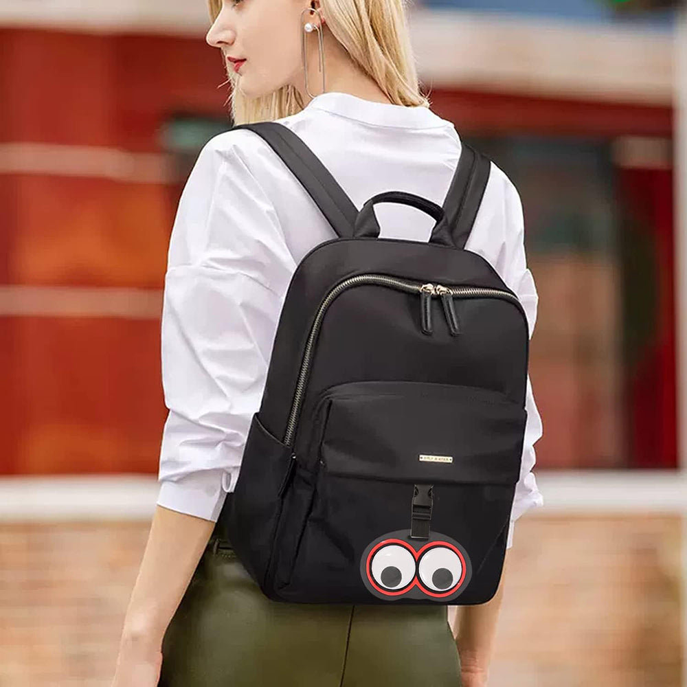 Funny Cartoon Googly Eyes Luggage Tag - Travel Suitcase Bag ID Label Accessory