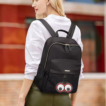 Funny Cartoon Googly Eyes Luggage Tag - Travel Suitcase Bag ID Label Accessory