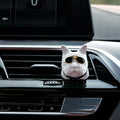 French Bulldog Aroma Stone Car Vent Diffuser - Car Interior Fragrance Air Freshener Decor