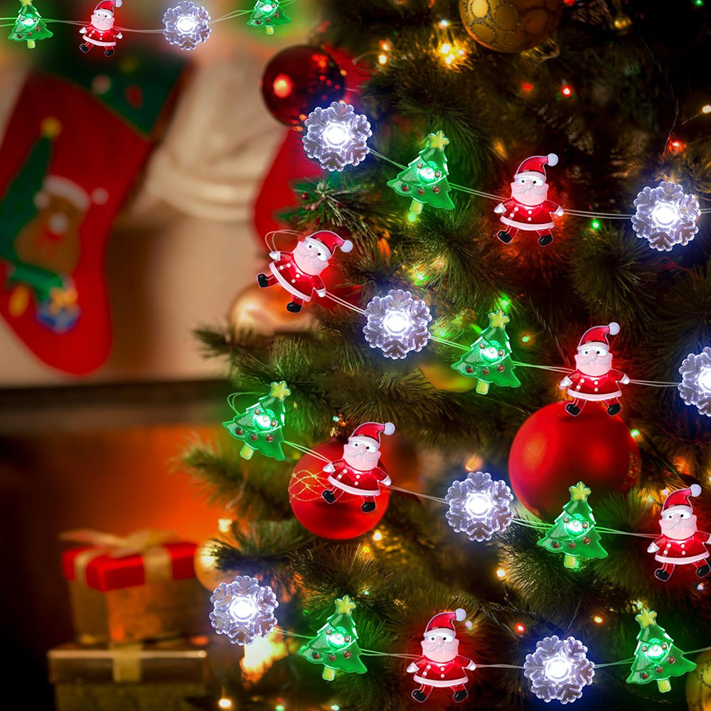 Battery Powered Christmas Fairy String Light - 9.84 Ft, 30 LED, Xmas Holiday Decor Lighting
