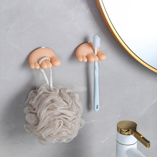 Funny Toe Toothbrush Holder - Bathroom Home Storage Decor