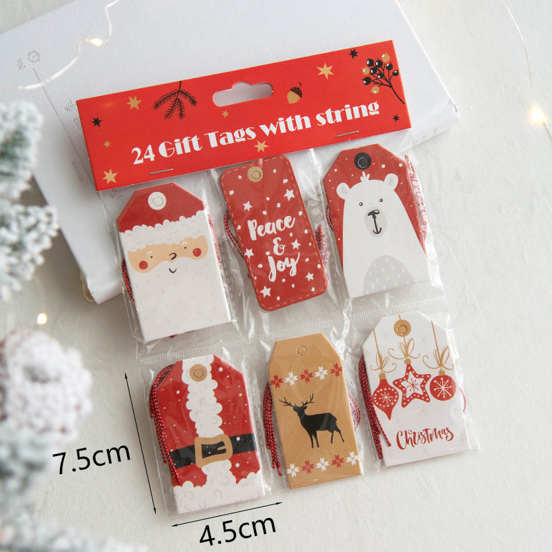 24 Pcs - Christmas Gift Tag-Next Deal Shop-A-Next Deal Shop